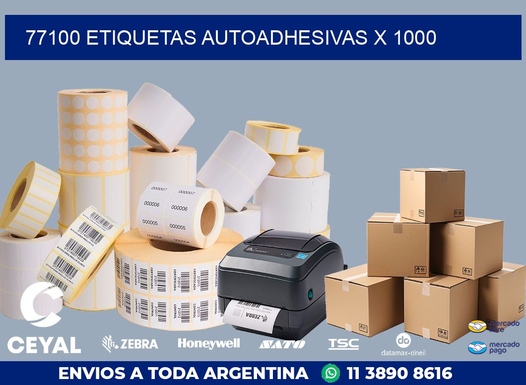 77100 ETIQUETAS AUTOADHESIVAS X 1000