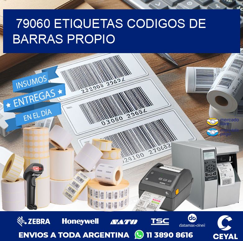 79060 ETIQUETAS CODIGOS DE BARRAS PROPIO
