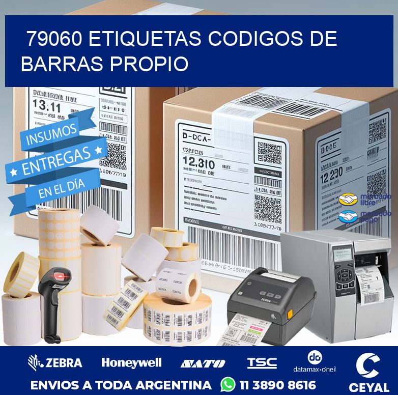 79060 ETIQUETAS CODIGOS DE BARRAS PROPIO