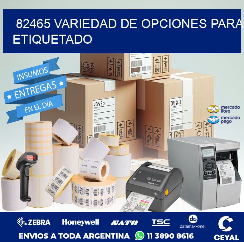 82465 VARIEDAD DE OPCIONES PARA ETIQUETADO