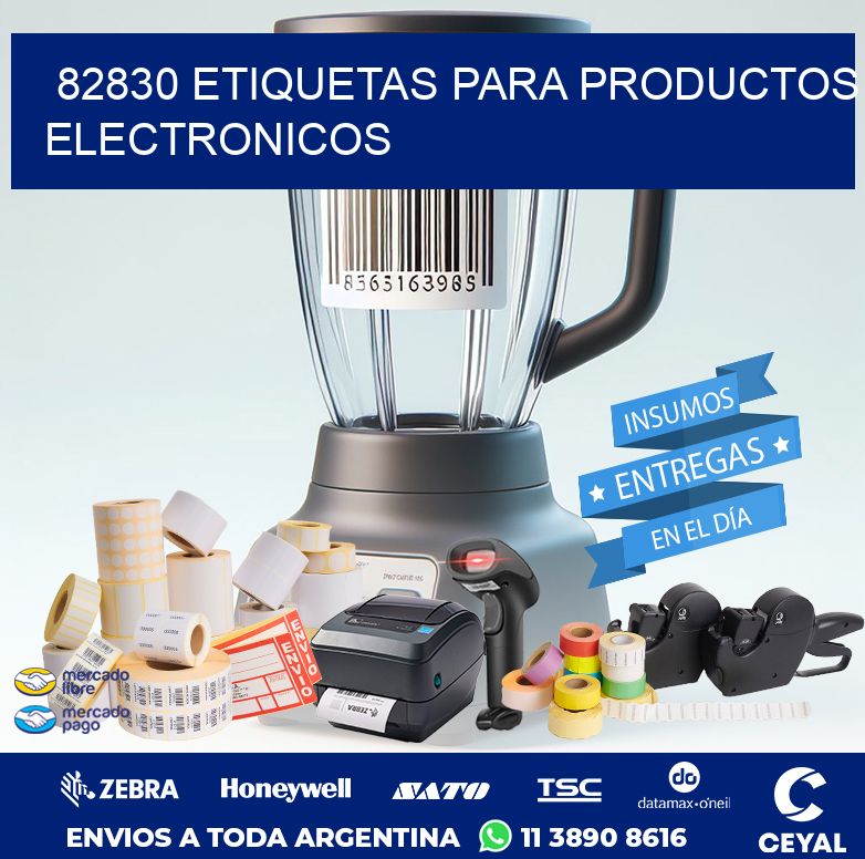 82830 ETIQUETAS PARA PRODUCTOS ELECTRONICOS
