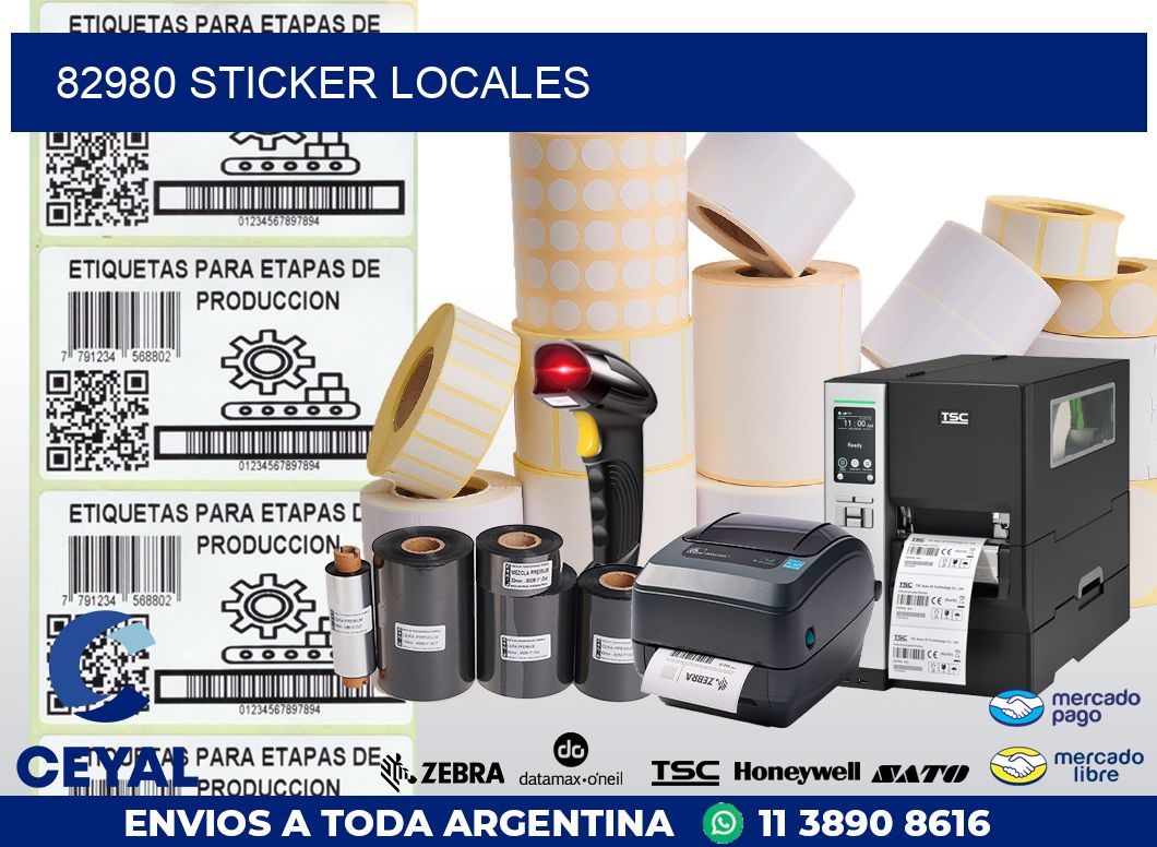 82980 STICKER LOCALES
