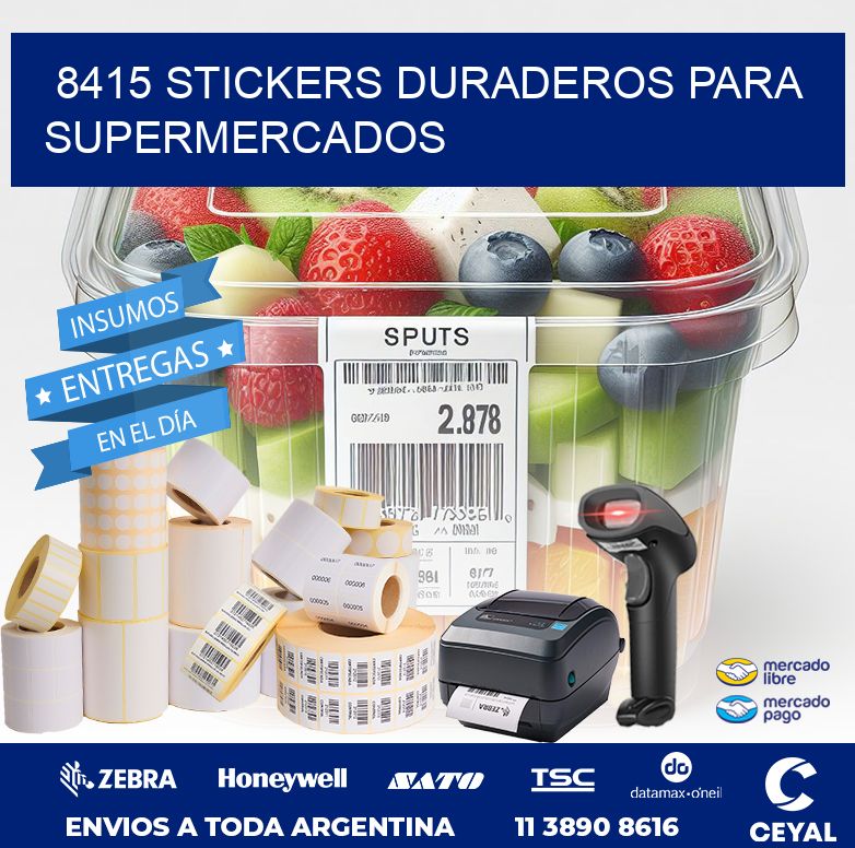 8415 STICKERS DURADEROS PARA SUPERMERCADOS