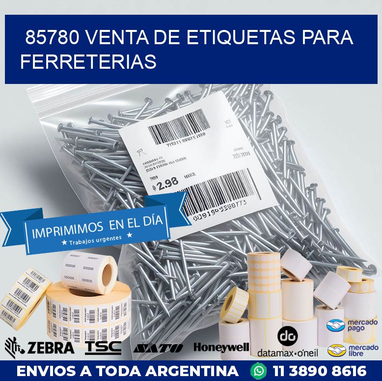 85780 VENTA DE ETIQUETAS PARA FERRETERIAS