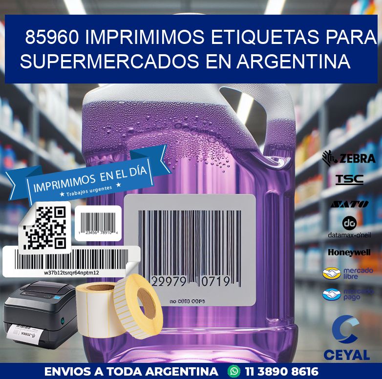 85960 IMPRIMIMOS ETIQUETAS PARA SUPERMERCADOS EN ARGENTINA