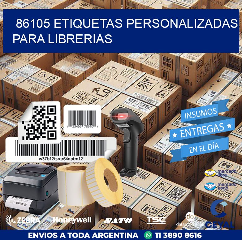 86105 ETIQUETAS PERSONALIZADAS PARA LIBRERIAS