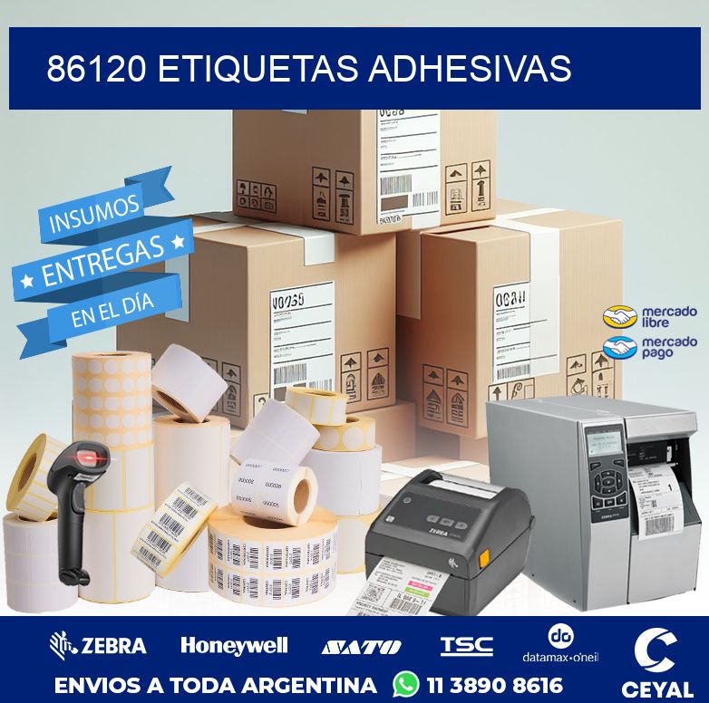 86120 ETIQUETAS ADHESIVAS