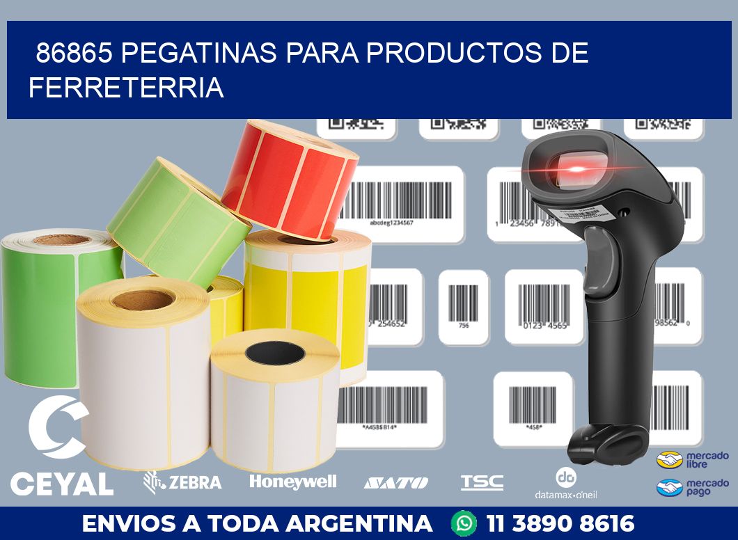 86865 PEGATINAS PARA PRODUCTOS DE FERRETERRIA