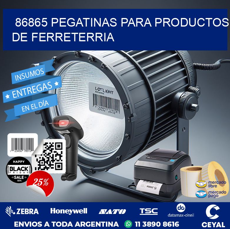 86865 PEGATINAS PARA PRODUCTOS DE FERRETERRIA
