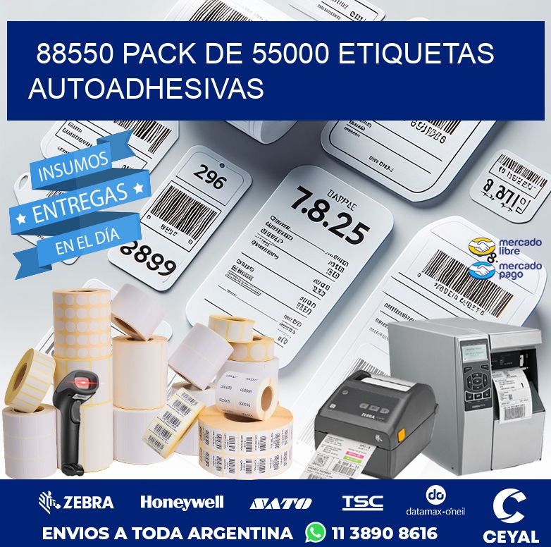 88550 PACK DE 55000 ETIQUETAS AUTOADHESIVAS