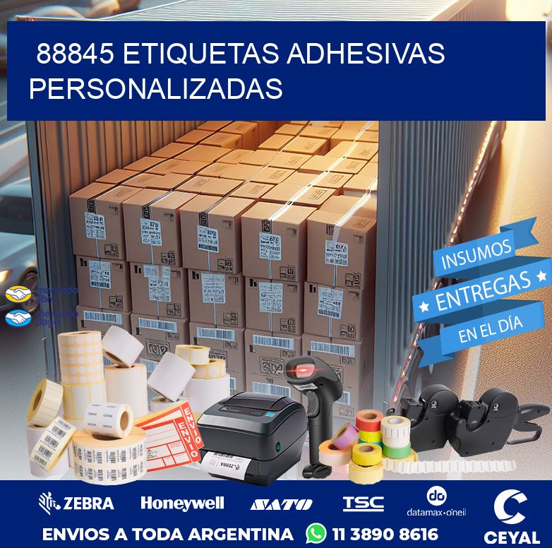 88845 ETIQUETAS ADHESIVAS PERSONALIZADAS