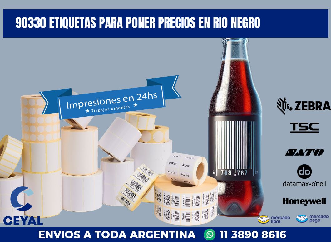 90330 ETIQUETAS PARA PONER PRECIOS EN RIO NEGRO