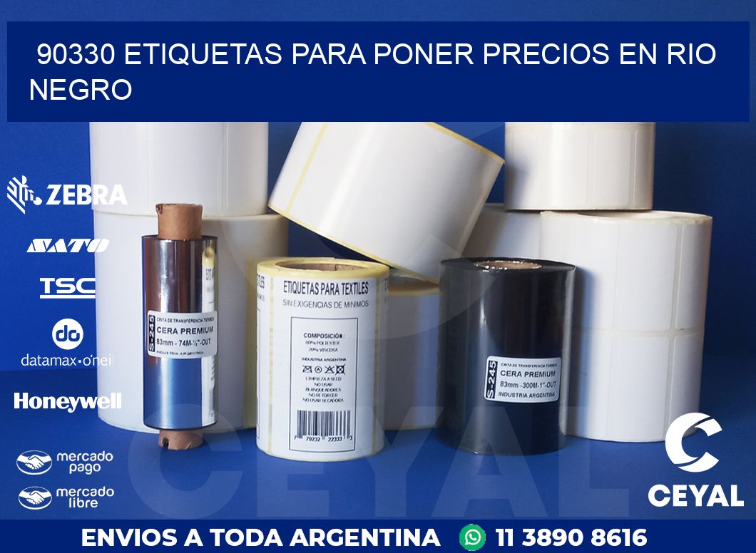 90330 ETIQUETAS PARA PONER PRECIOS EN RIO NEGRO
