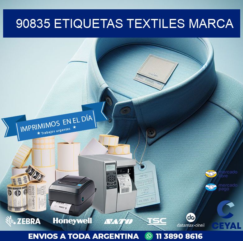 90835 ETIQUETAS TEXTILES MARCA