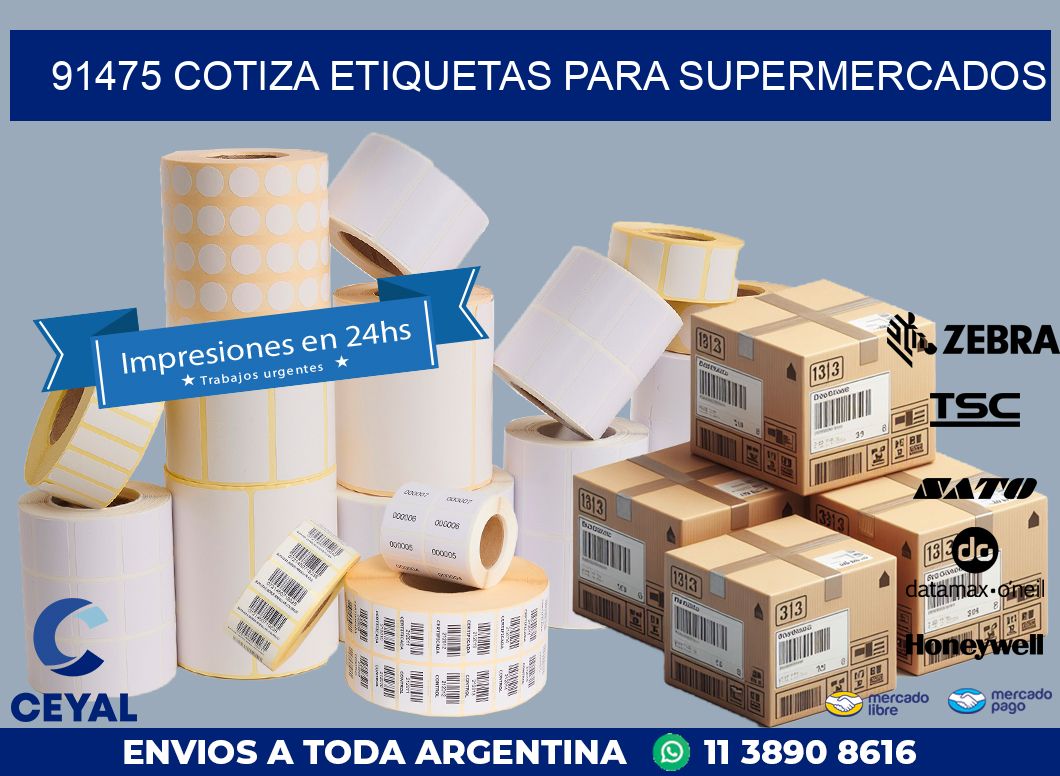 91475 COTIZA ETIQUETAS PARA SUPERMERCADOS