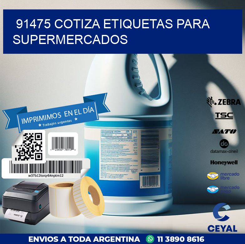 91475 COTIZA ETIQUETAS PARA SUPERMERCADOS