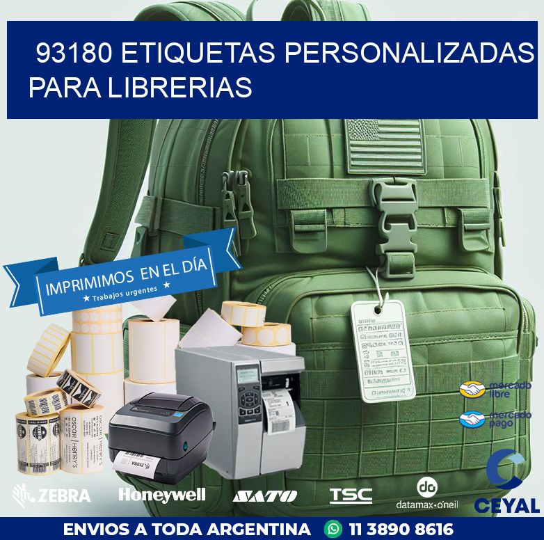 93180 ETIQUETAS PERSONALIZADAS PARA LIBRERIAS