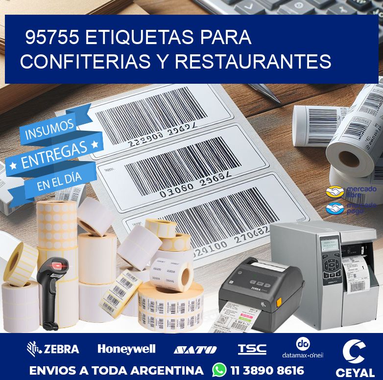 95755 ETIQUETAS PARA CONFITERIAS Y RESTAURANTES