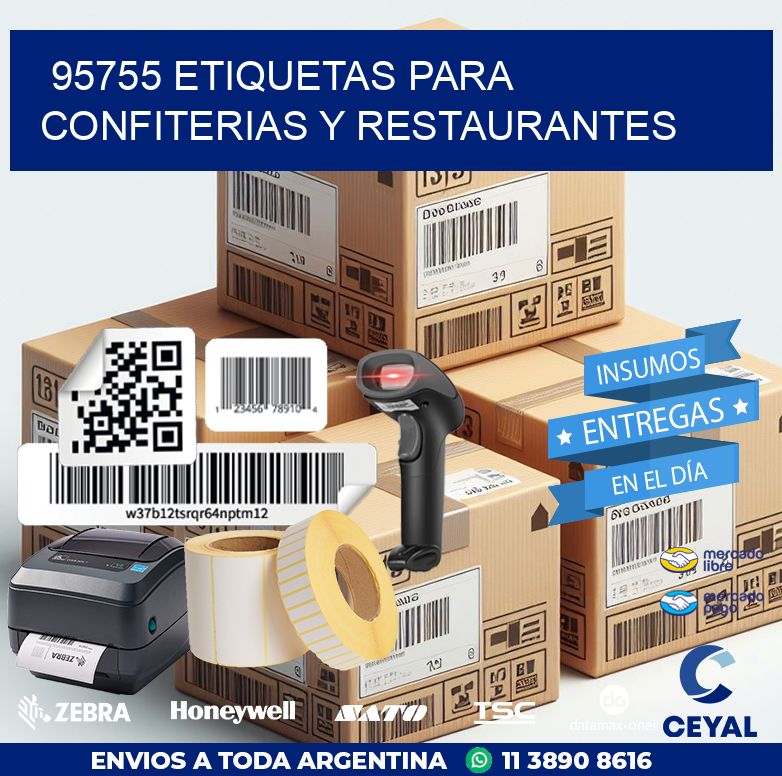 95755 ETIQUETAS PARA CONFITERIAS Y RESTAURANTES
