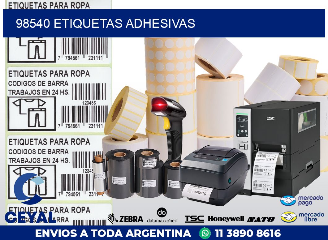 98540 ETIQUETAS ADHESIVAS