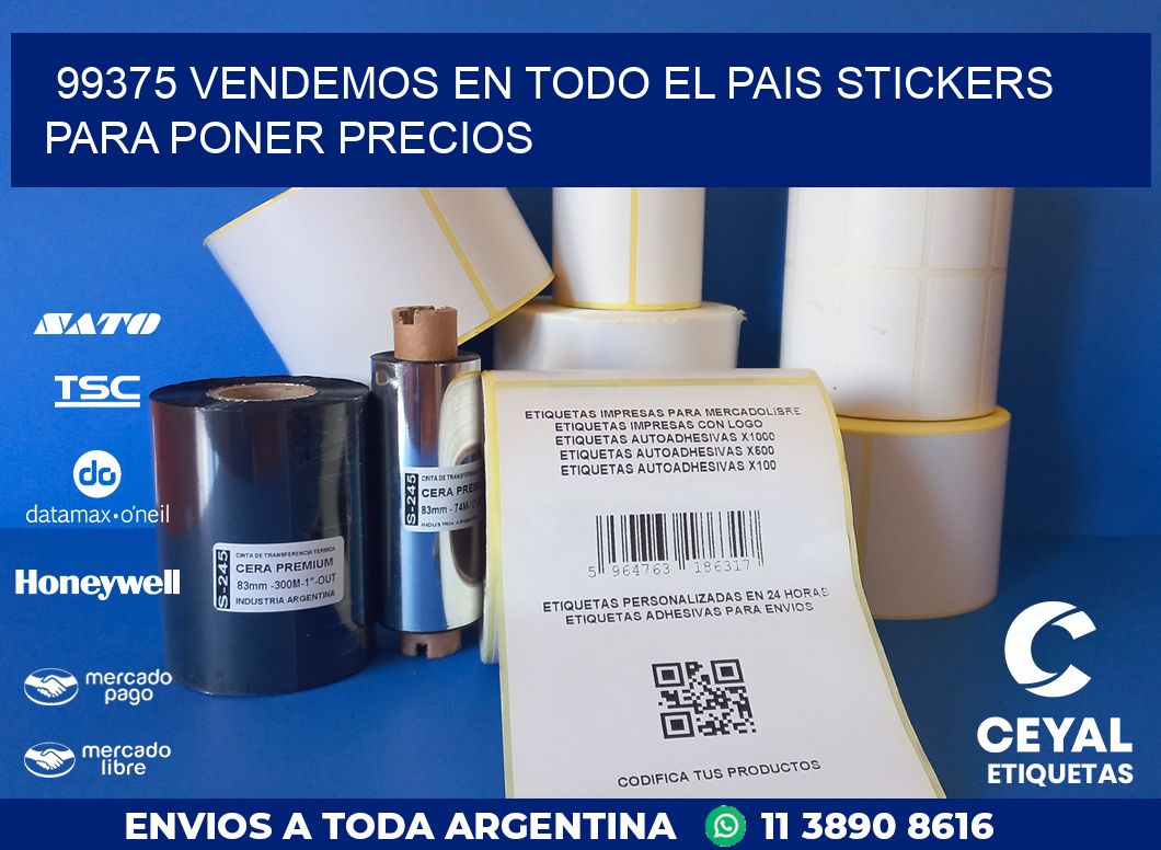 99375 VENDEMOS EN TODO EL PAIS STICKERS PARA PONER PRECIOS