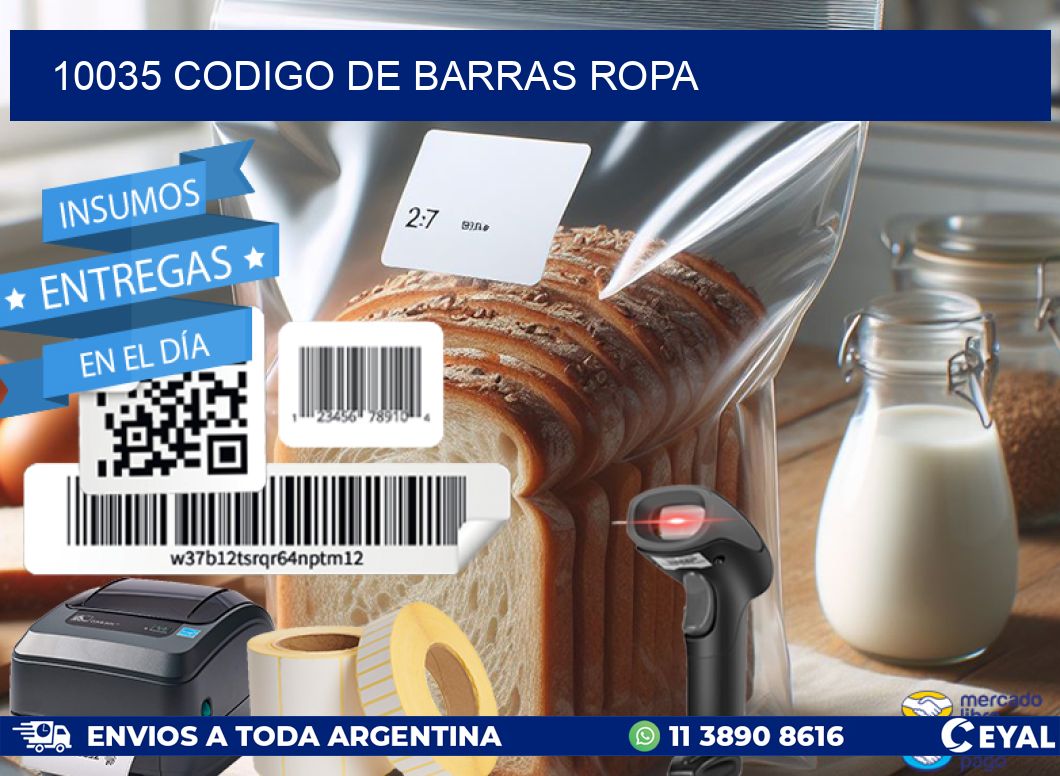 10035 CODIGO DE BARRAS ROPA