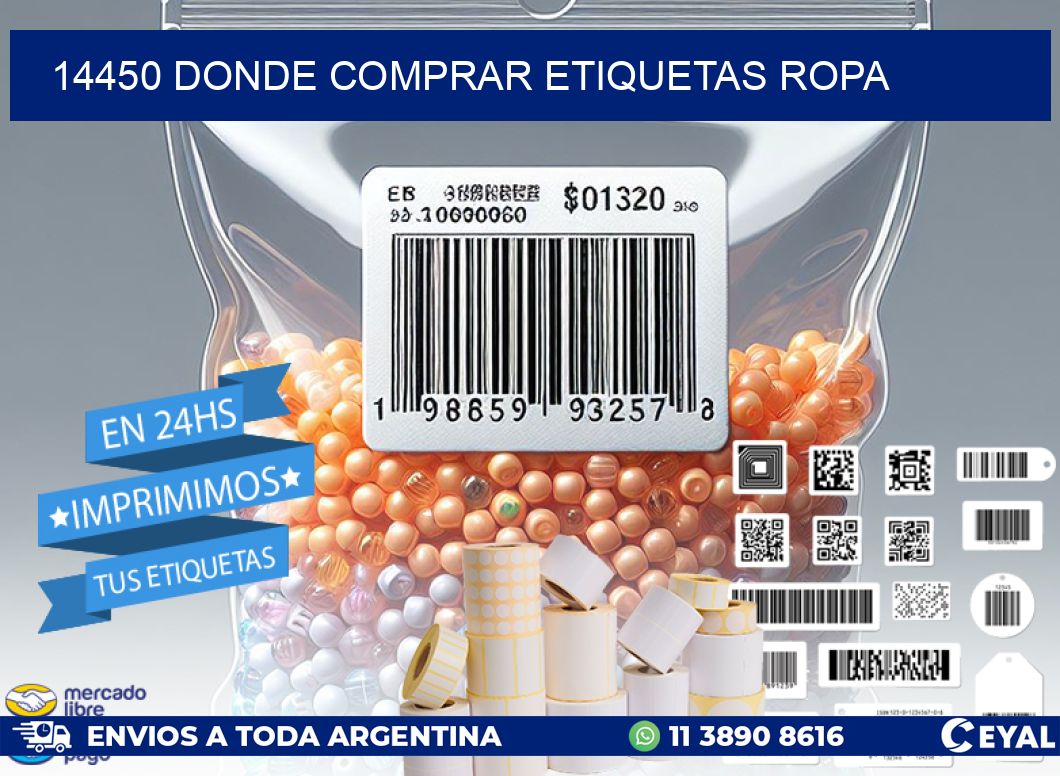 14450 DONDE COMPRAR ETIQUETAS ROPA