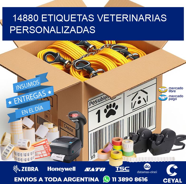 14880 ETIQUETAS VETERINARIAS PERSONALIZADAS