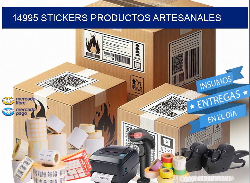 14995 stickers productos artesanales