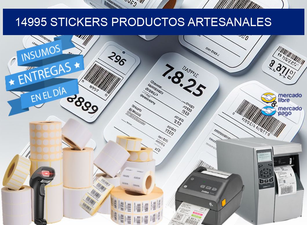14995 stickers productos artesanales
