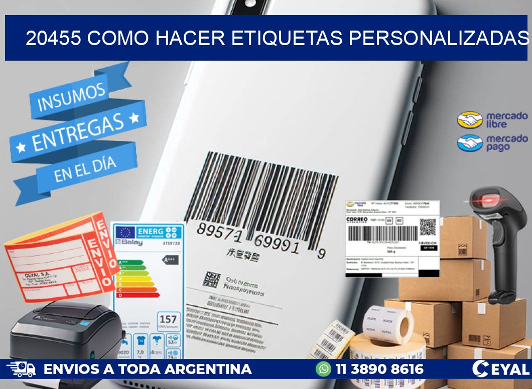 20455 como hacer etiquetas personalizadas