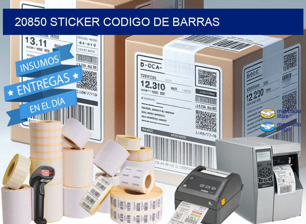20850 STICKER CODIGO DE BARRAS