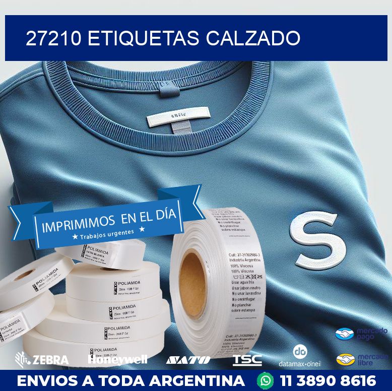27210 ETIQUETAS CALZADO