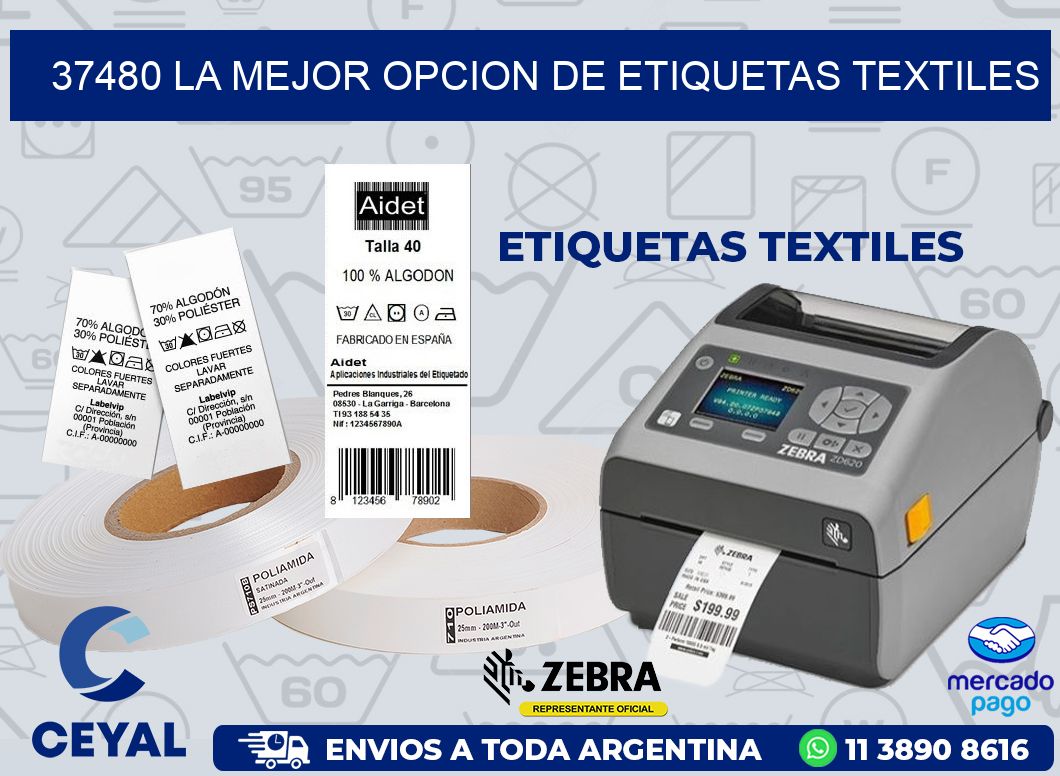 37480 LA MEJOR OPCION DE ETIQUETAS TEXTILES