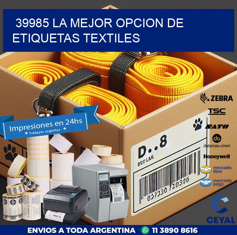 39985 LA MEJOR OPCION DE ETIQUETAS TEXTILES