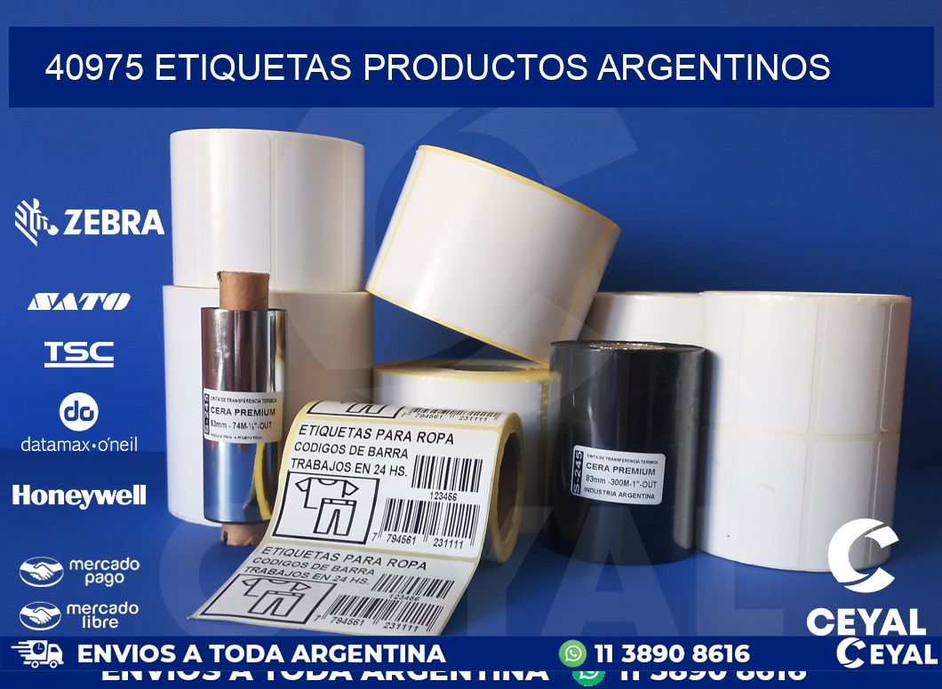 40975 Etiquetas productos argentinos