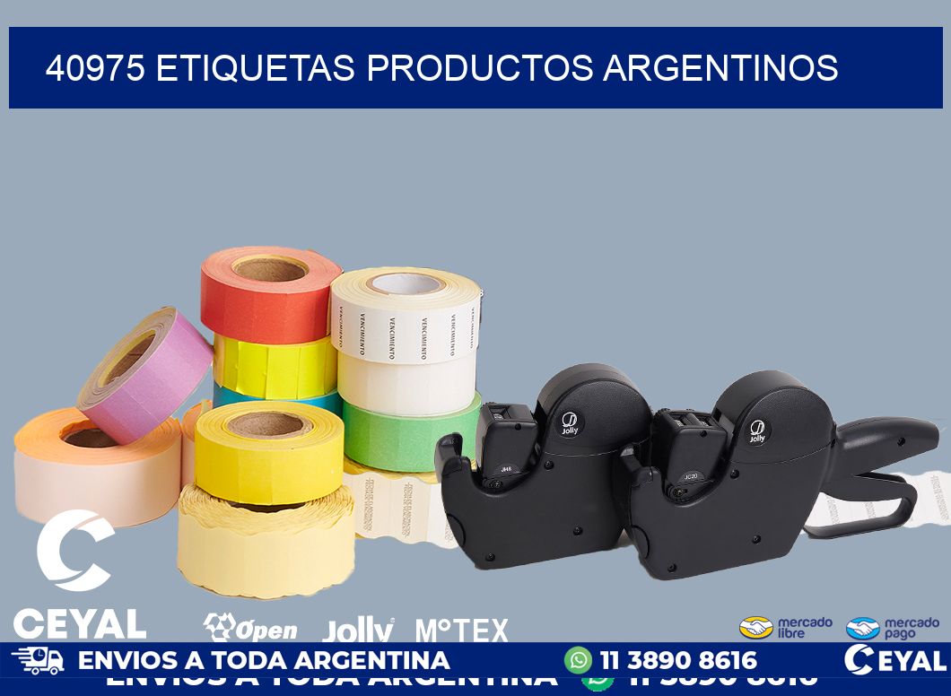 40975 Etiquetas productos argentinos