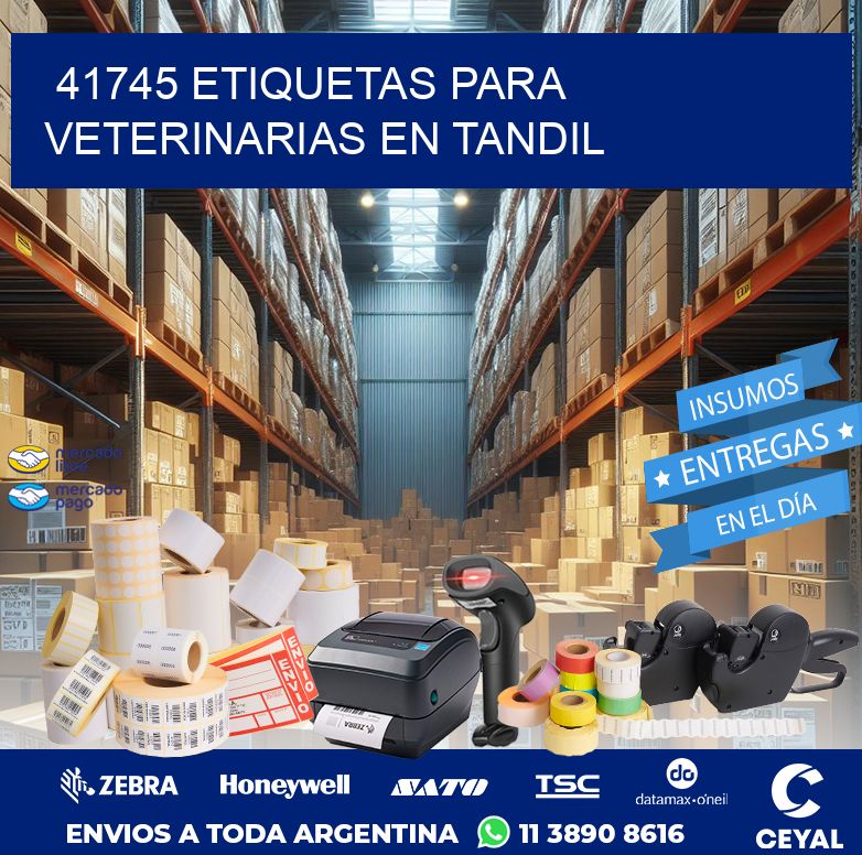 41745 ETIQUETAS PARA VETERINARIAS EN TANDIL