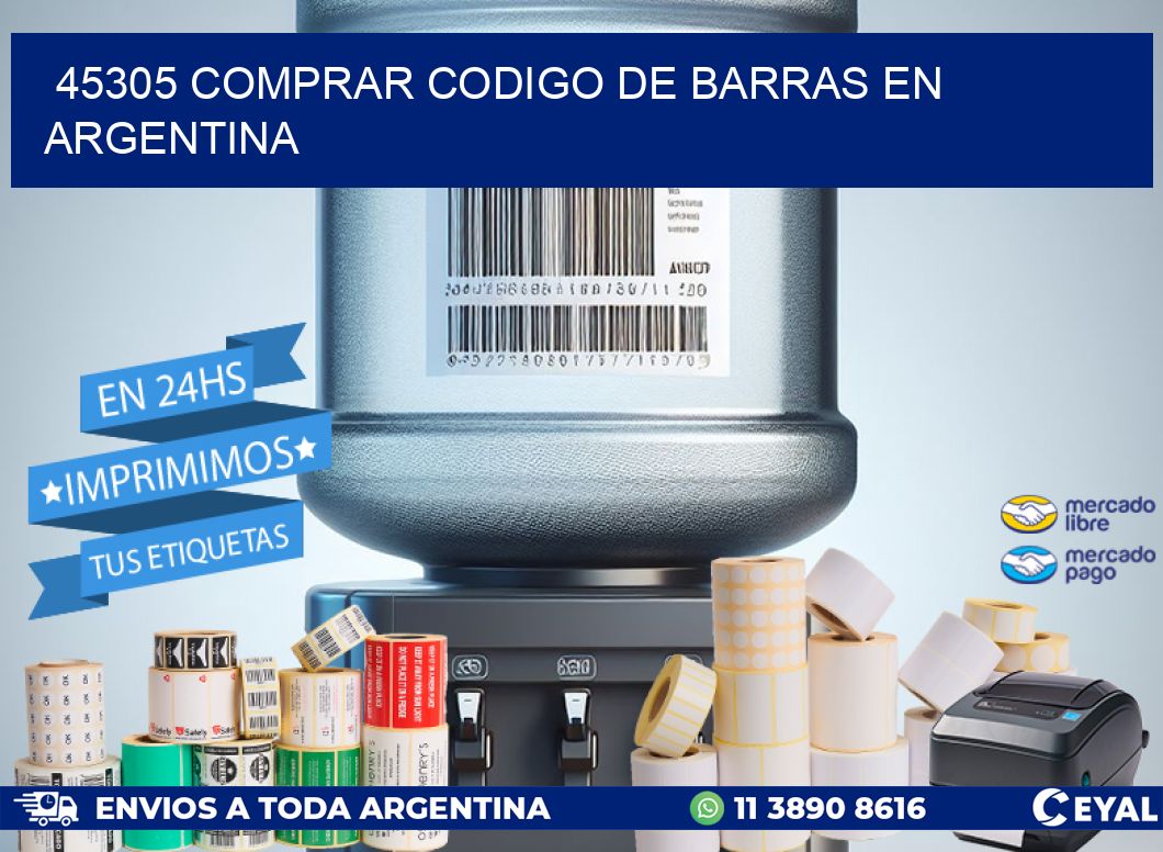 45305 Comprar Codigo de Barras en Argentina