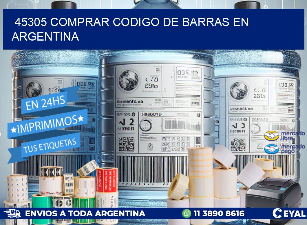 45305 Comprar Codigo de Barras en Argentina