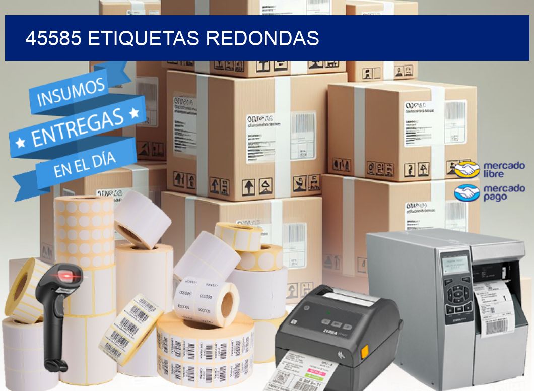 45585 ETIQUETAS REDONDAS