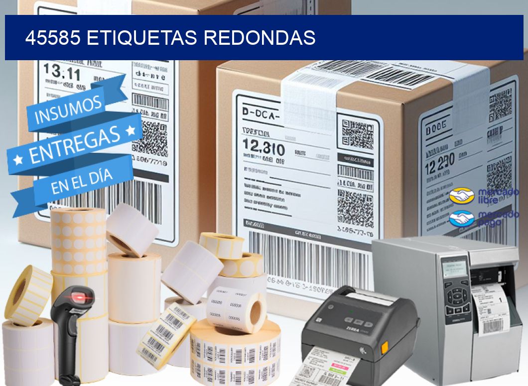 45585 ETIQUETAS REDONDAS