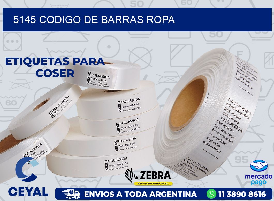 5145 CODIGO DE BARRAS ROPA