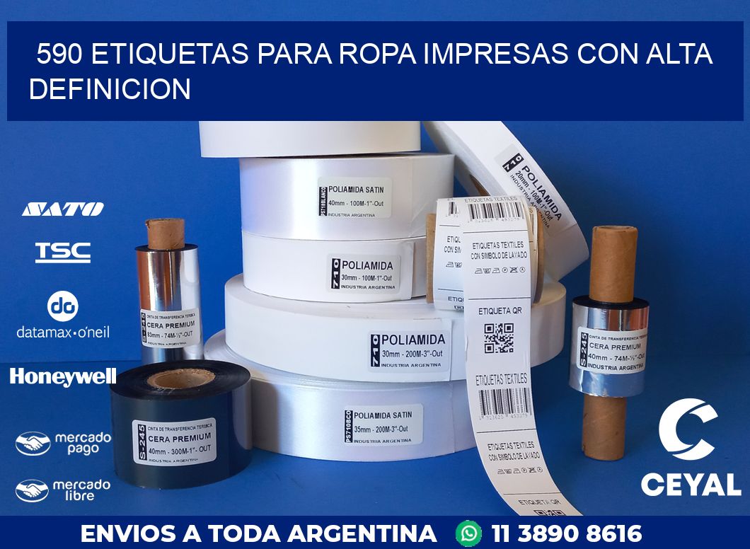 590 ETIQUETAS PARA ROPA IMPRESAS CON ALTA DEFINICION