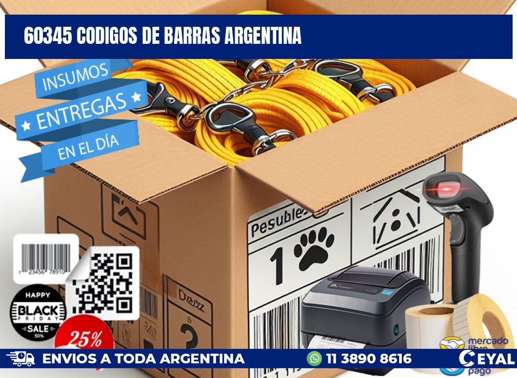 60345 CODIGOS DE BARRAS ARGENTINA