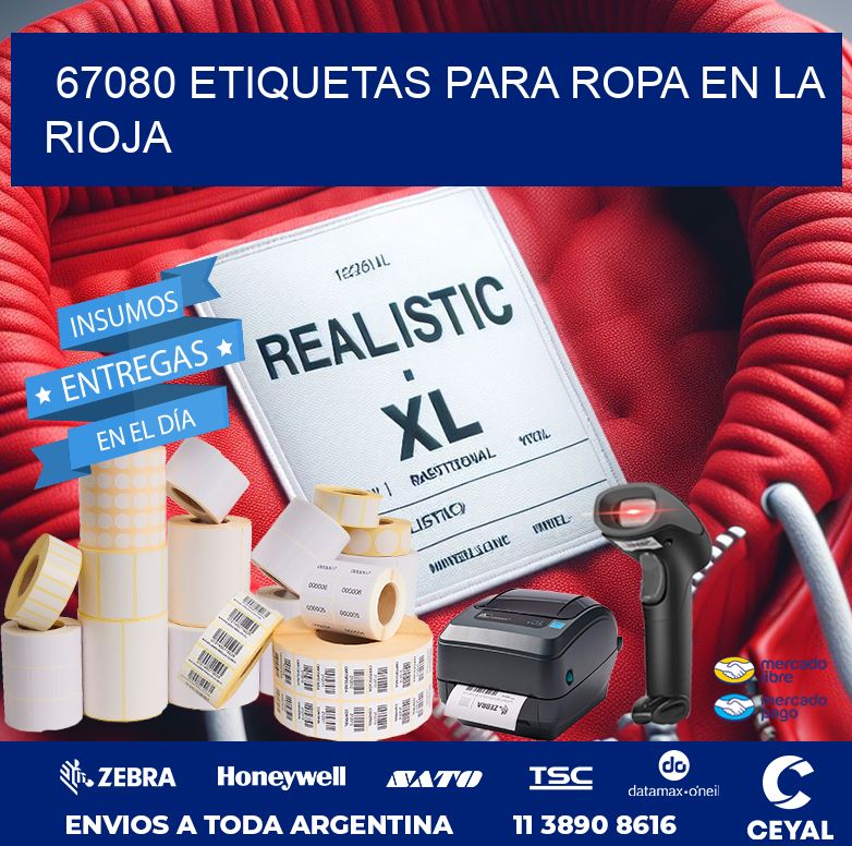 67080 ETIQUETAS PARA ROPA EN LA RIOJA