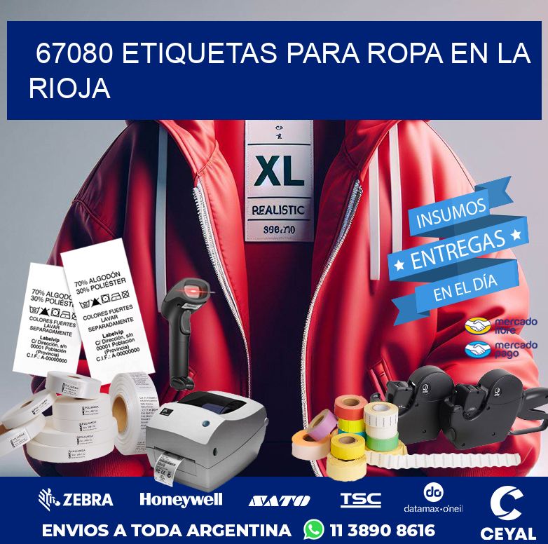 67080 ETIQUETAS PARA ROPA EN LA RIOJA