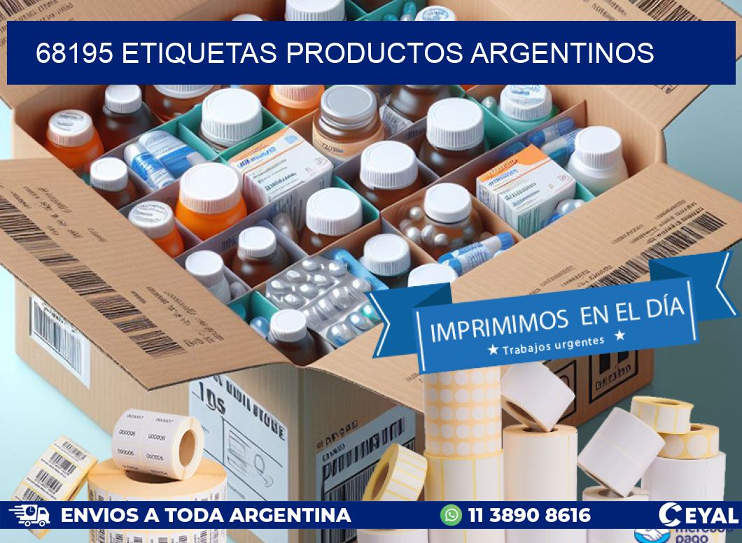 68195 etiquetas productos argentinos