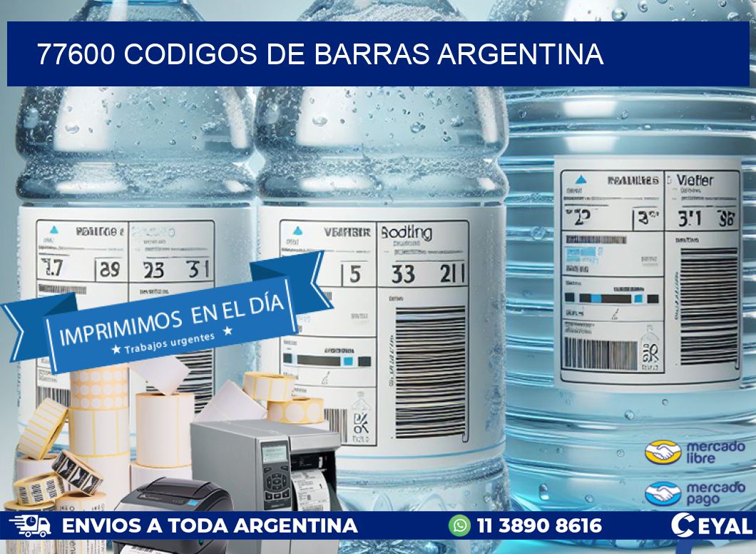 77600 CODIGOS DE BARRAS ARGENTINA