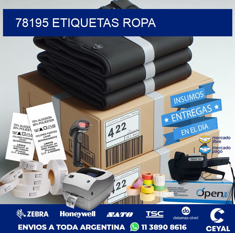 78195 ETIQUETAS ROPA